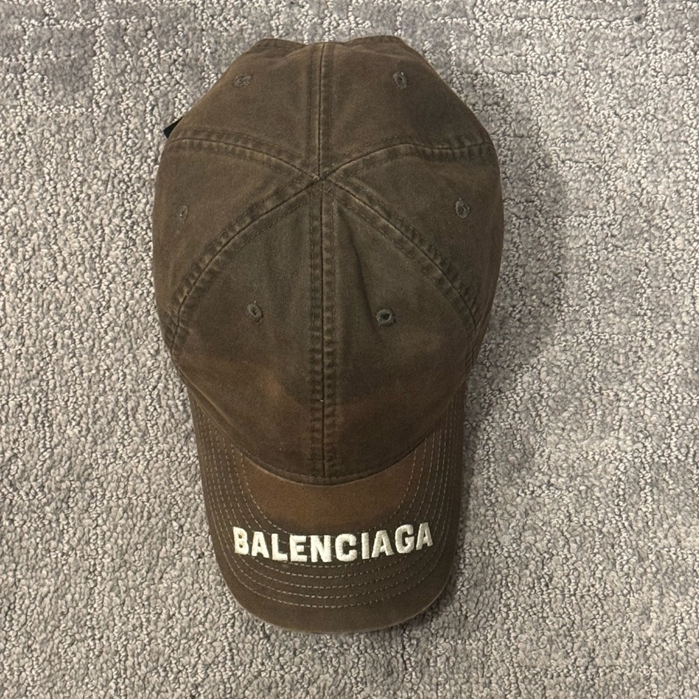 Balenciaga Faded Black Cap